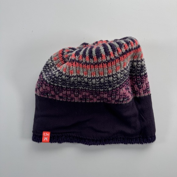 KARI TRAA Fleece Lined Pom-Pom Wool Alpaca Blend Knit Beanie‎ Womens O/S - Picture 5 of 9